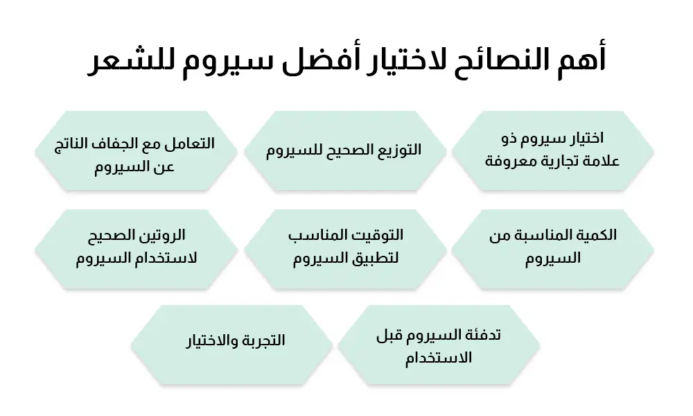 فوائد السيروم للشعر